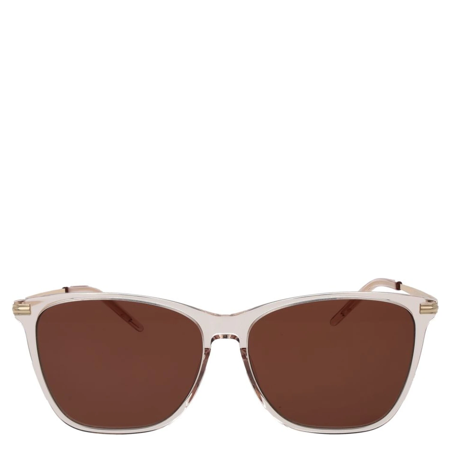 Beige Plastic Sunglasses