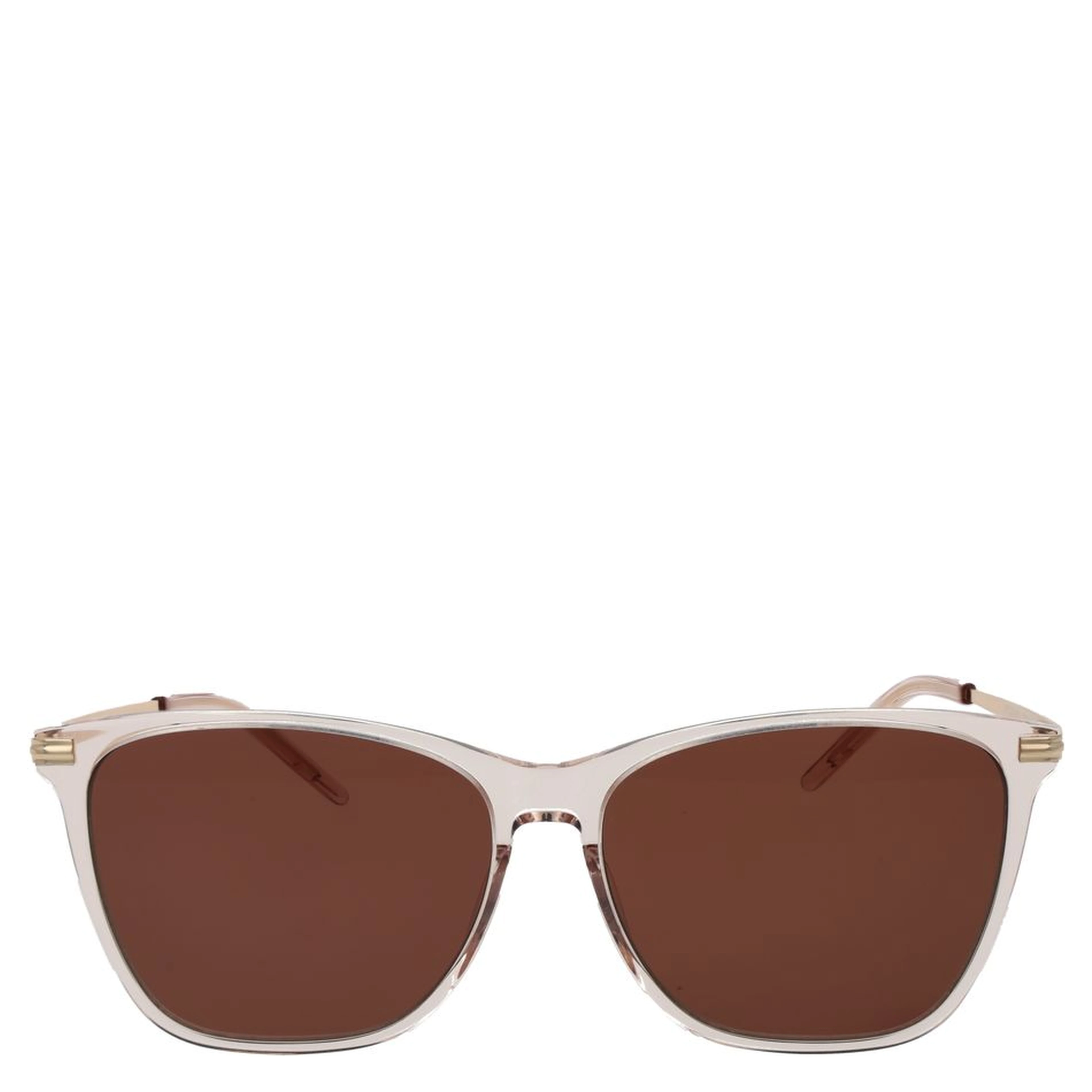 Beige Plastic Sunglasses