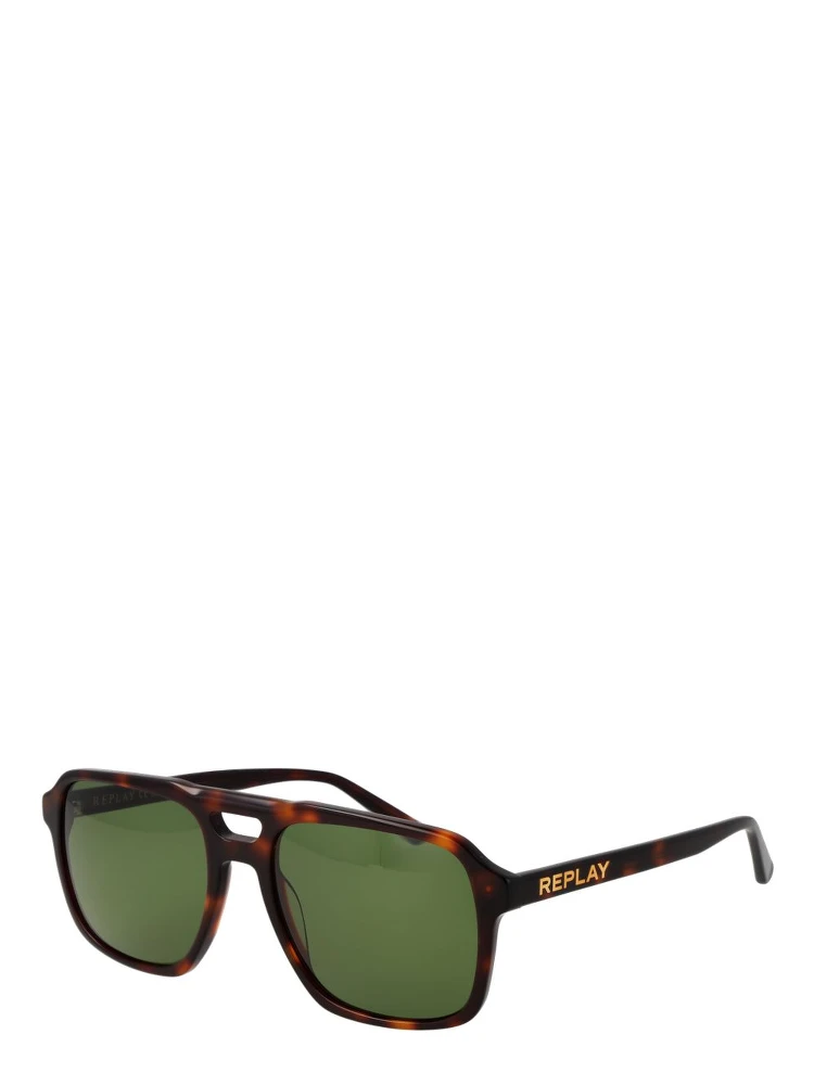 Brown Plastic Sunglasses