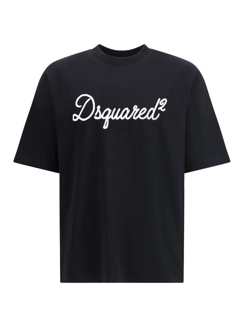 Black Cotton T-Shirt