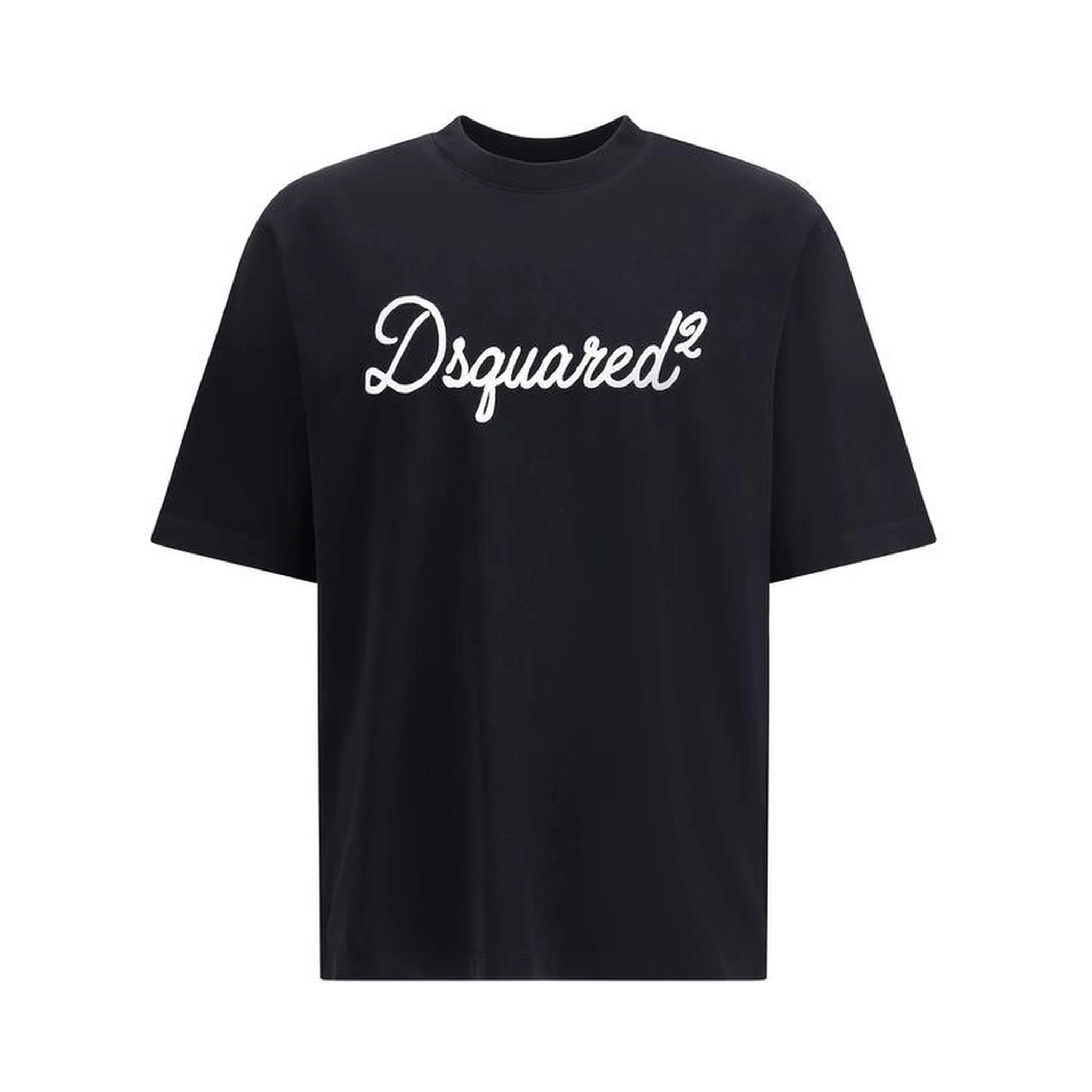 Black Cotton T-Shirt