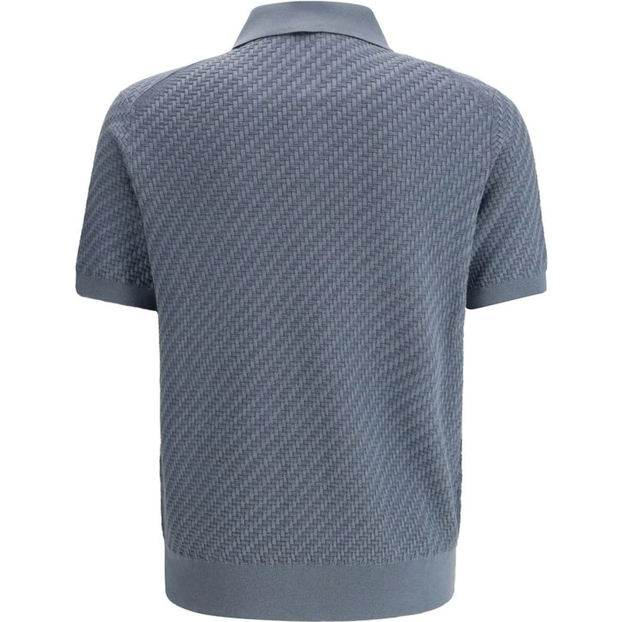Light Blue Cotton Polo Shirt