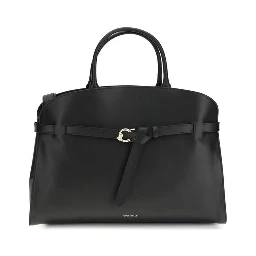 Black Calf Leather Bos Taurus Handbag