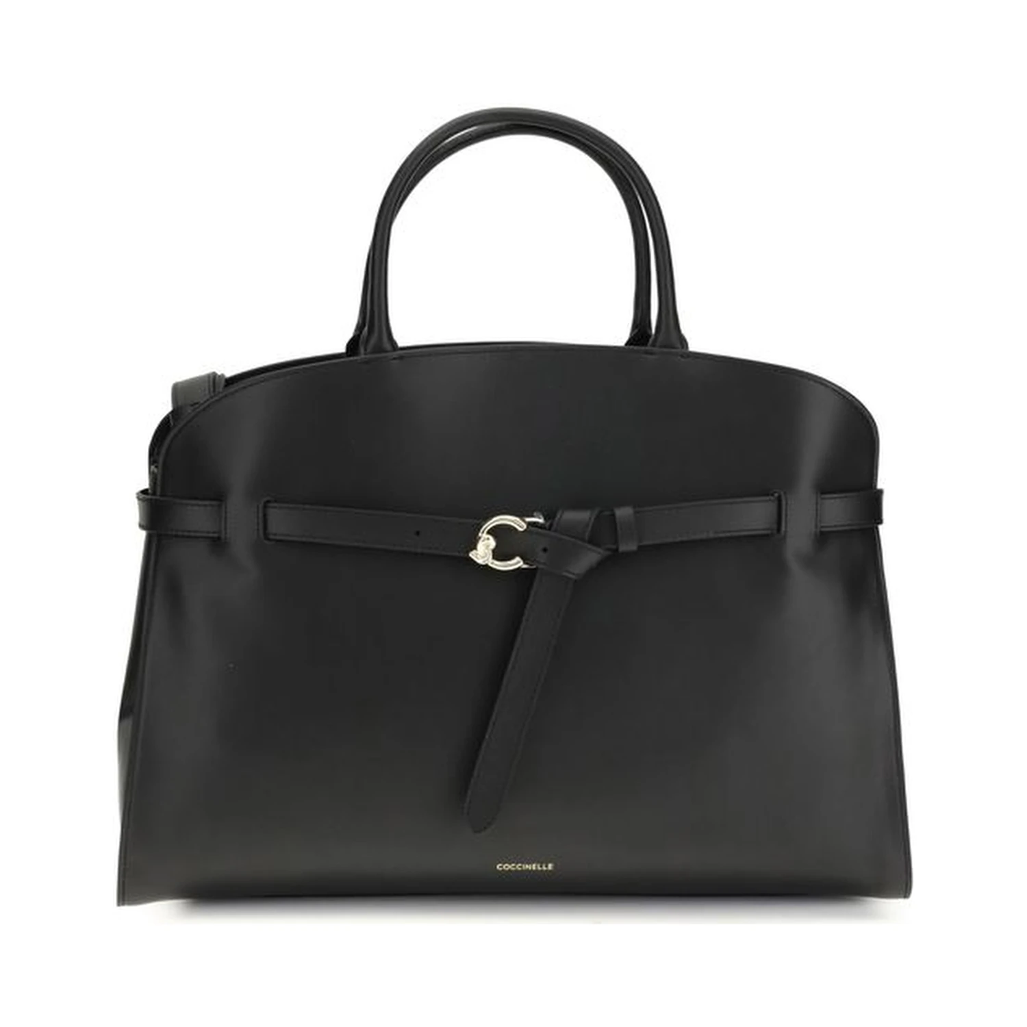 Black Calf Leather Bos Taurus Handbag
