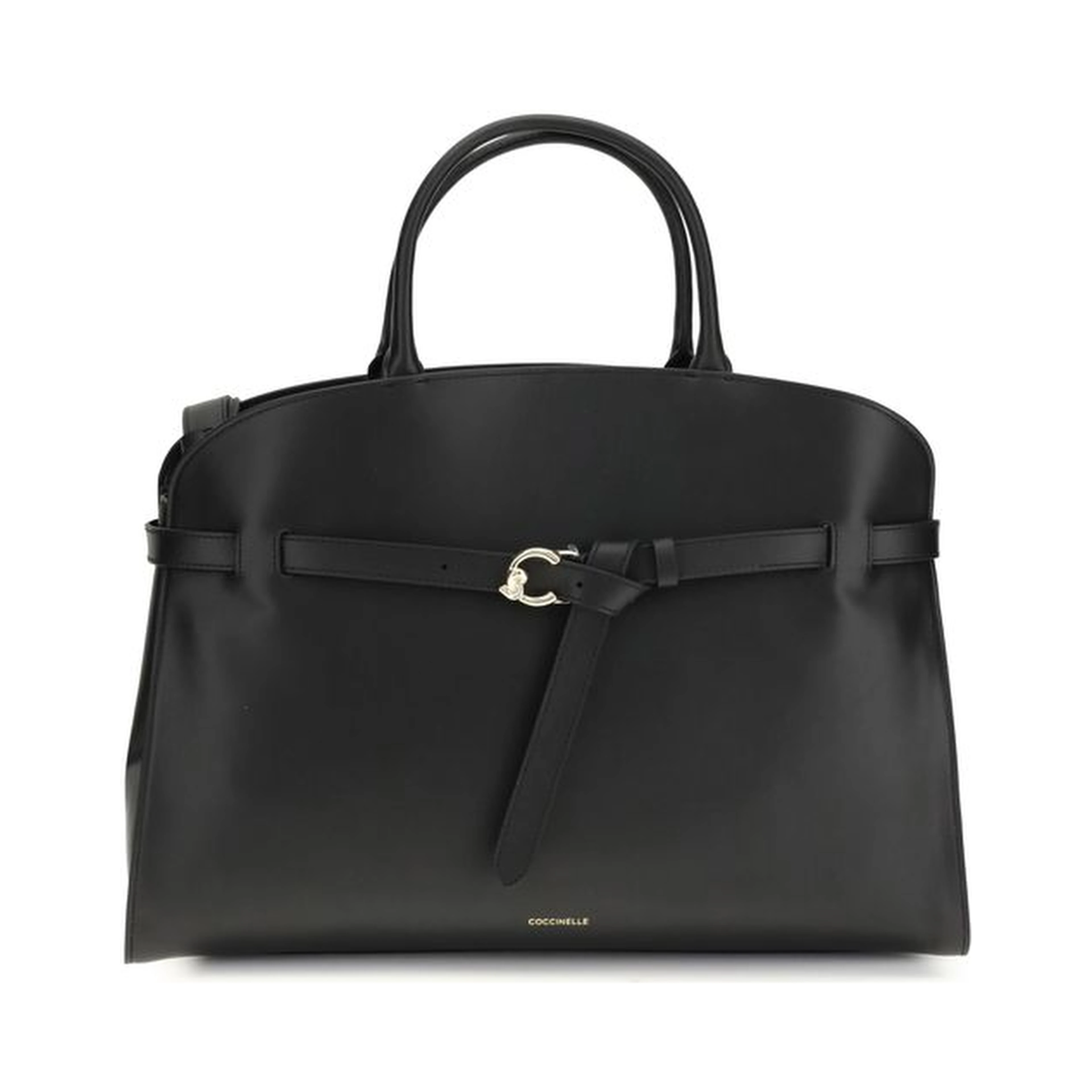 Black Calf Leather Bos Taurus Handbag