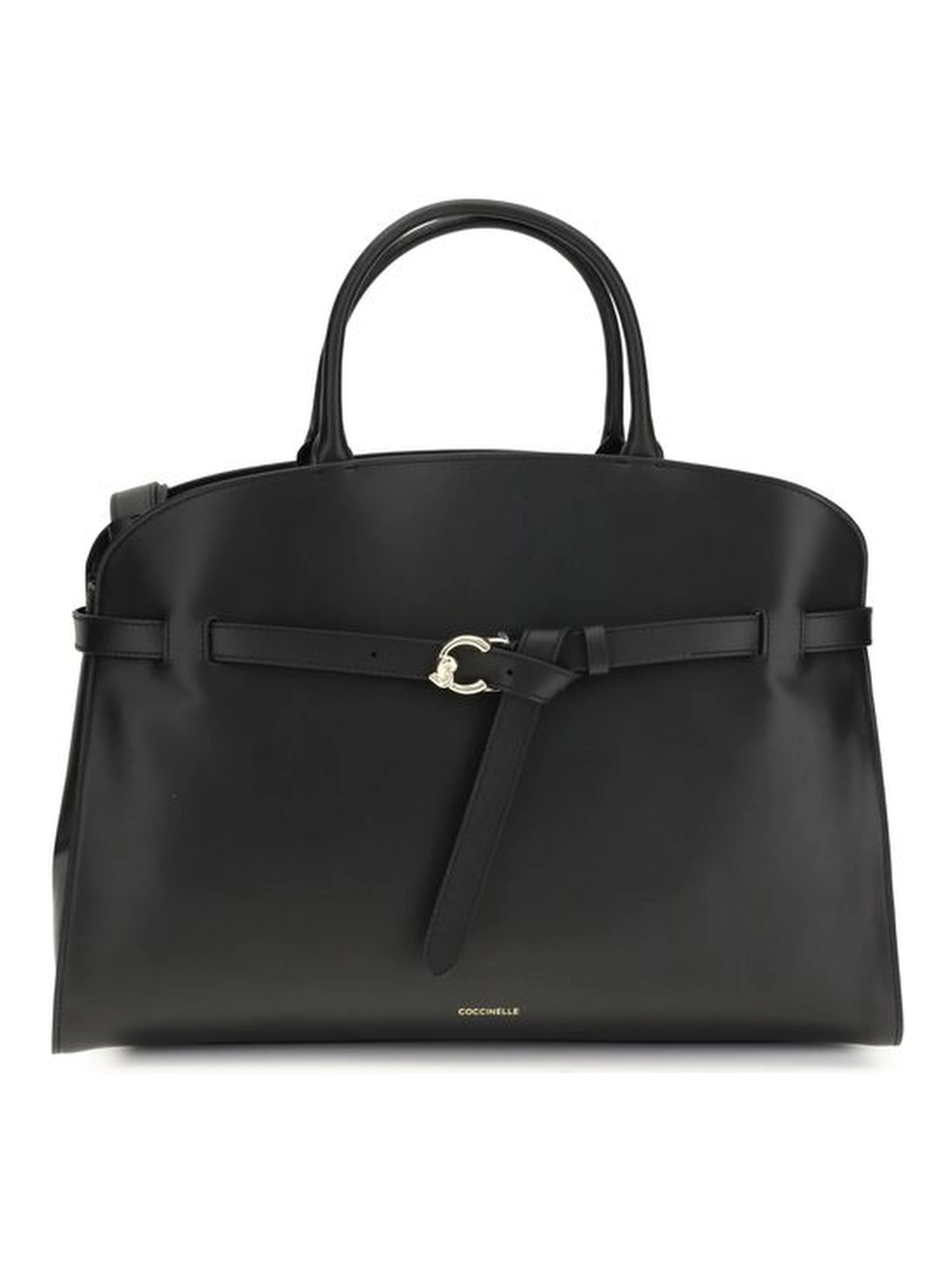 Black Calf Leather Bos Taurus Handbag