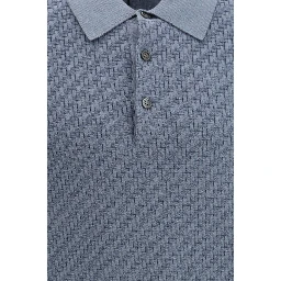 Light Blue Cotton Polo Shirt