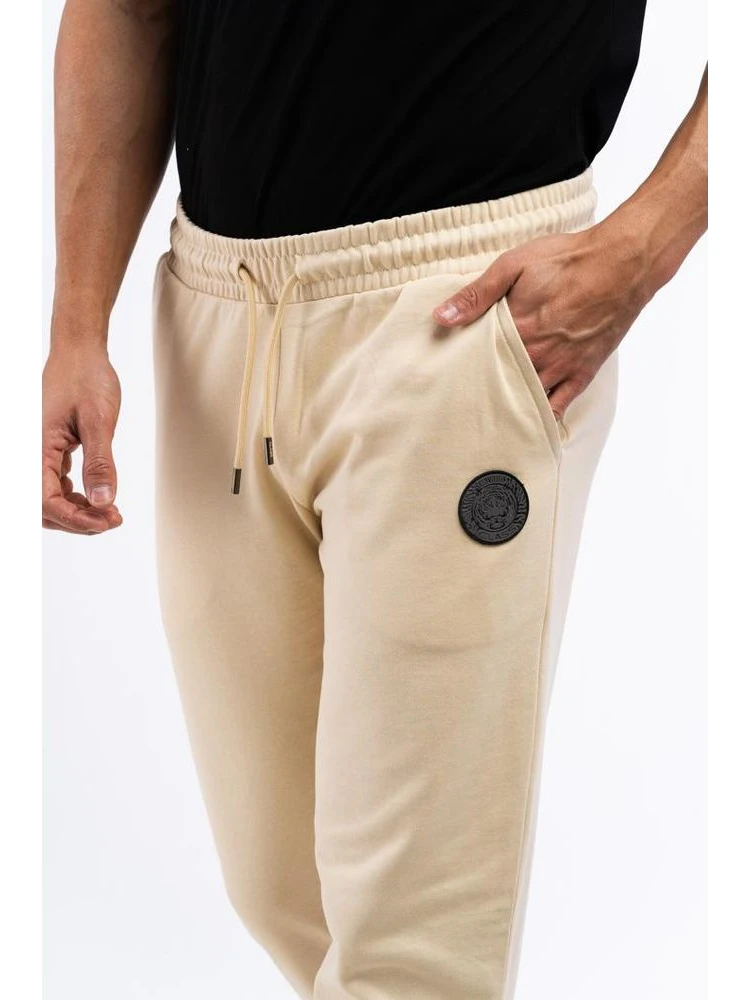 Beige Cotton Athletic Pants alternative