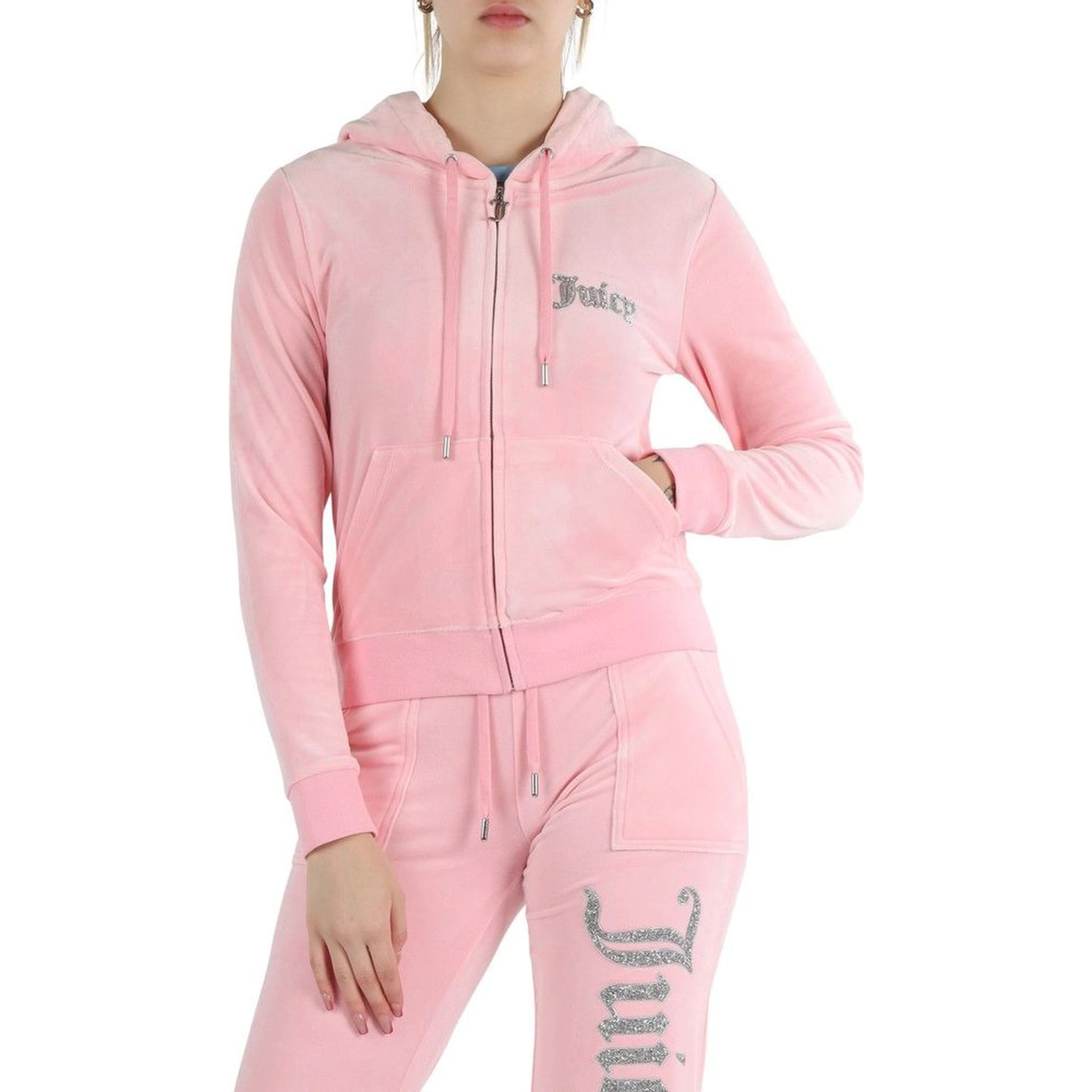 Pink Polyester Sweatshirt