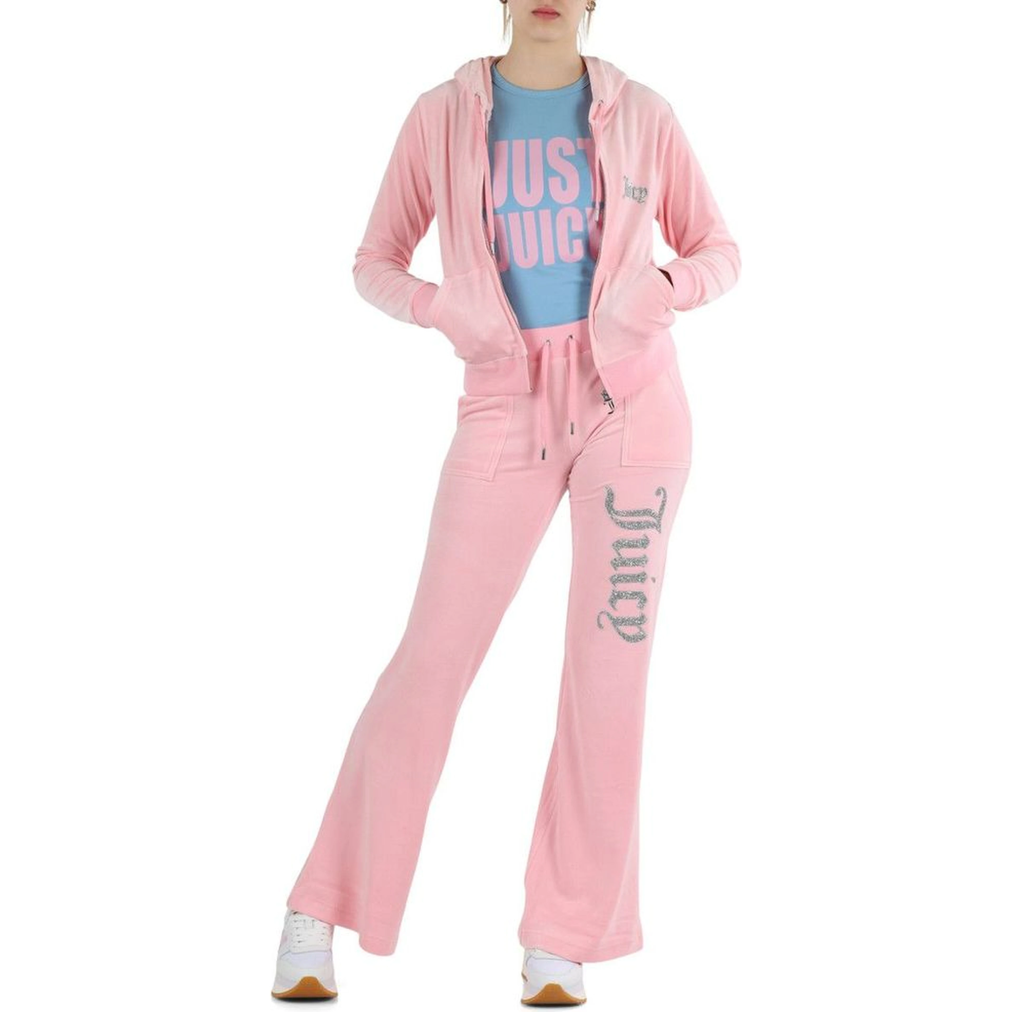 Pink Polyester Sweatshirt