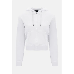 White Polyester Sweatshirt