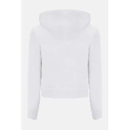 White Polyester Sweatshirt