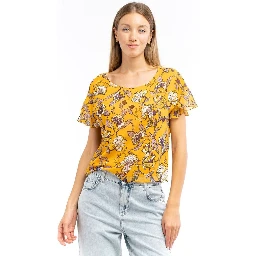 Multicolor Polyester Blouse