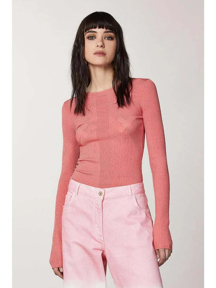 Pink Viscose Casual Pants alternative