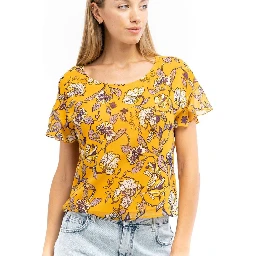 Multicolor Polyester Blouse