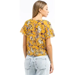 Multicolor Polyester Blouse