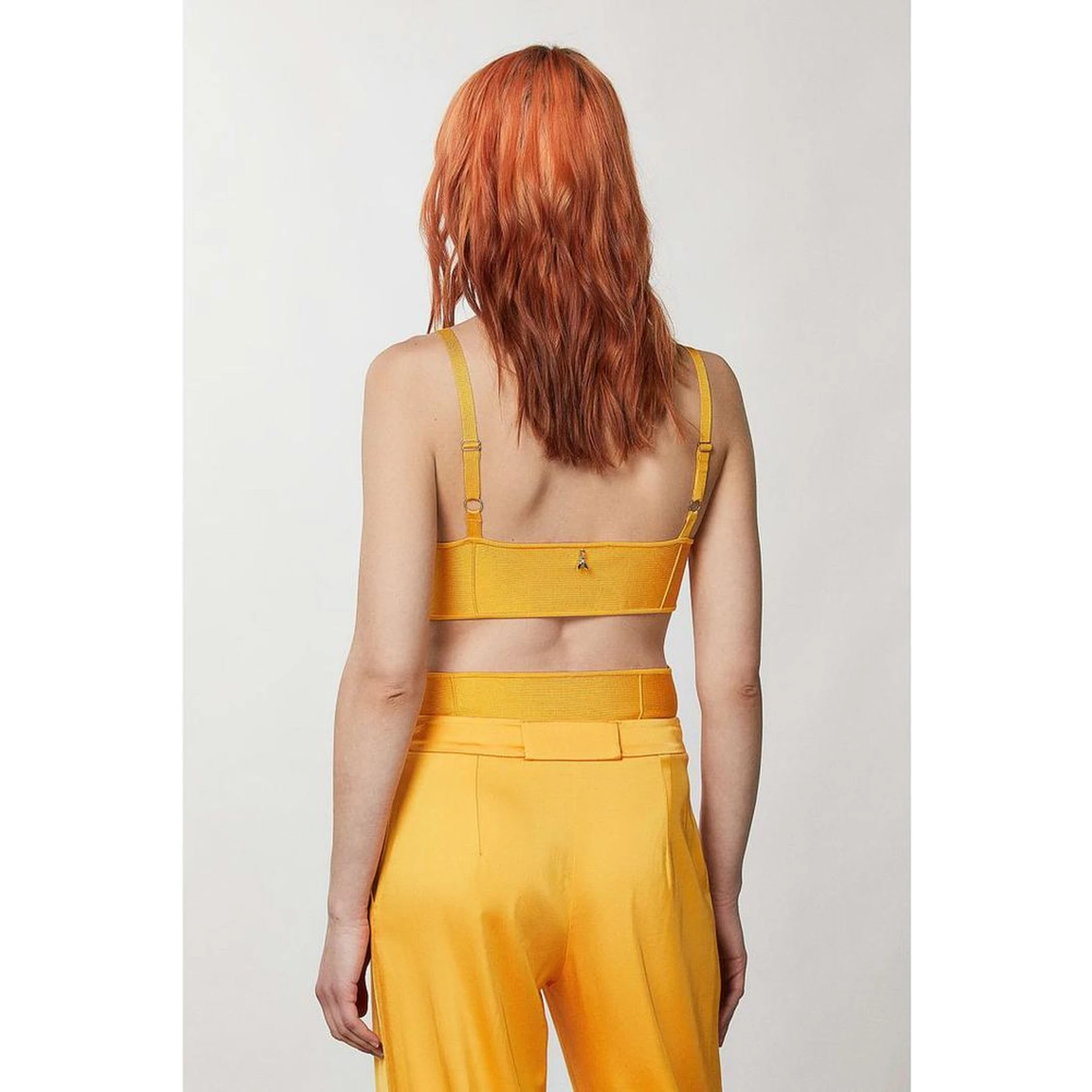 Orange Viscose Tank Tops