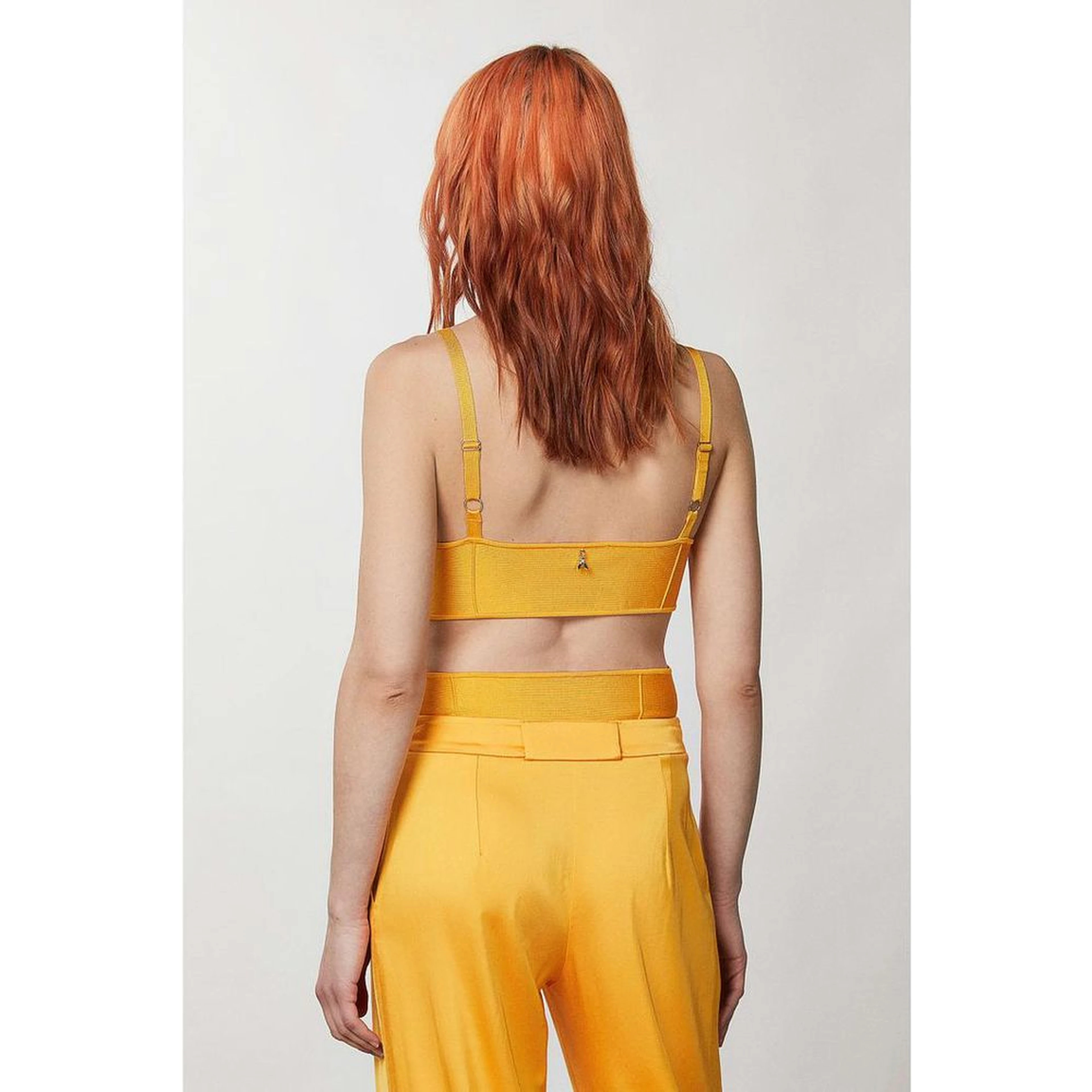 Orange Viscose Tank Tops