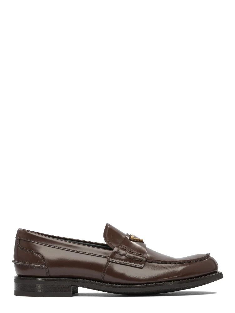 Shiny leather loafers