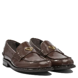 Shiny leather loafers