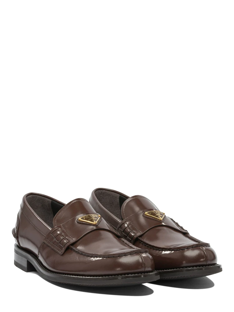Shiny leather loafers alternative