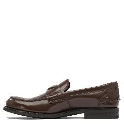 Shiny leather loafers