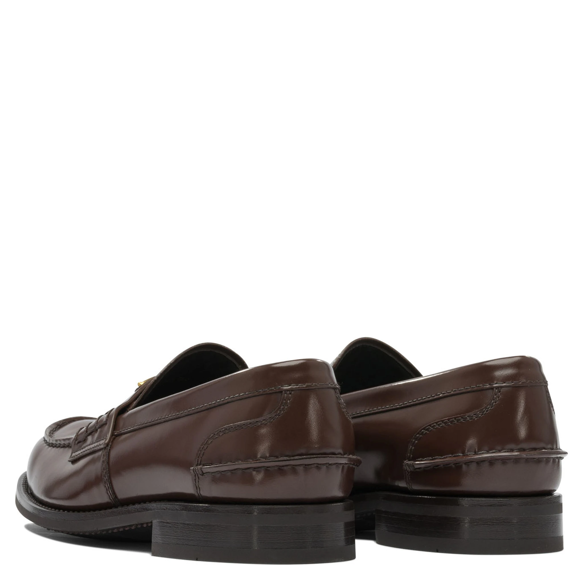 Shiny leather loafers