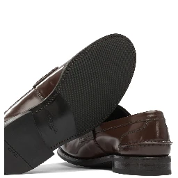 Shiny leather loafers