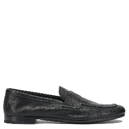 Leather loafers