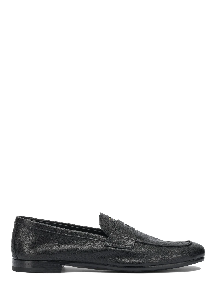 Leather loafers