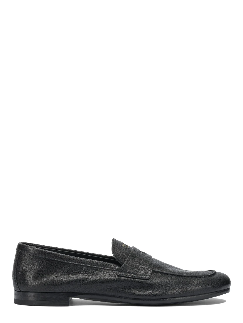Leather loafers