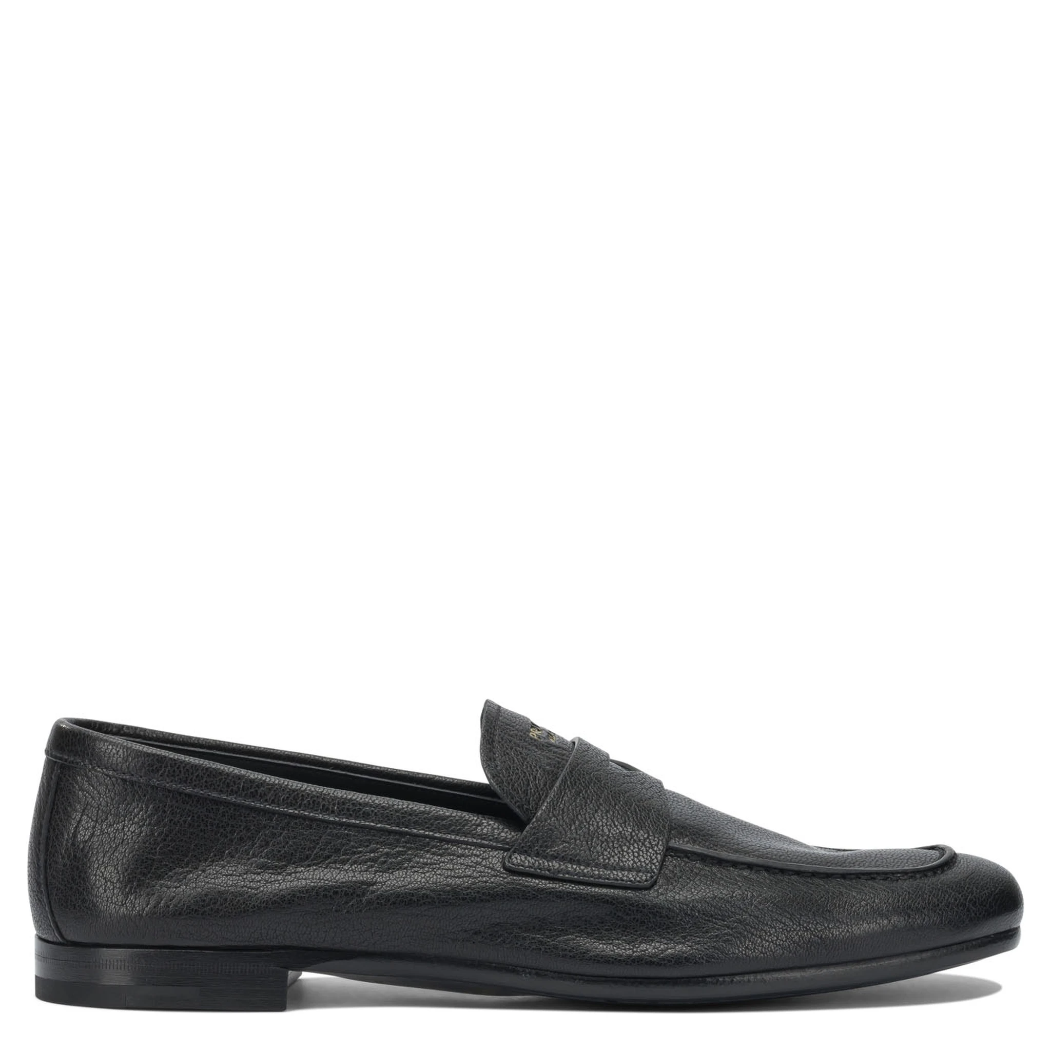 Leather loafers