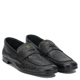 Leather loafers