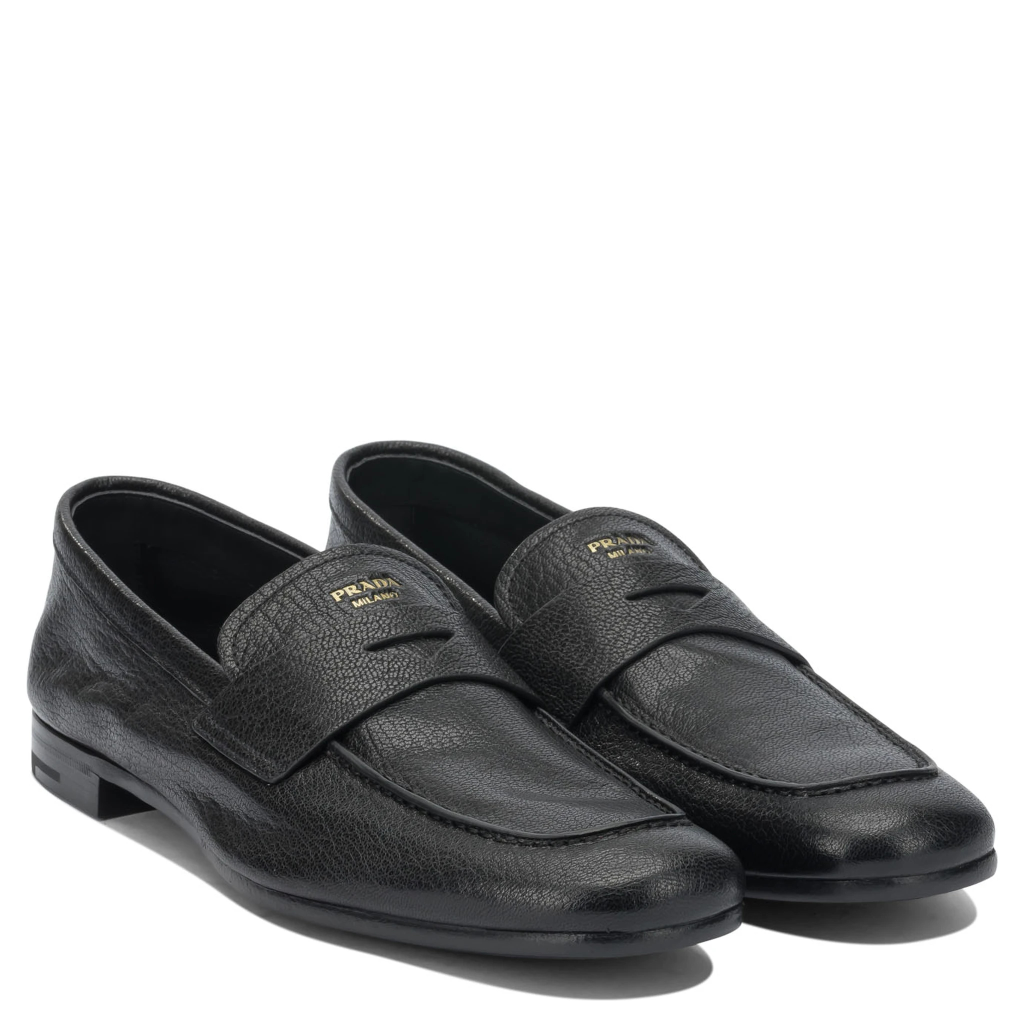 Leather loafers