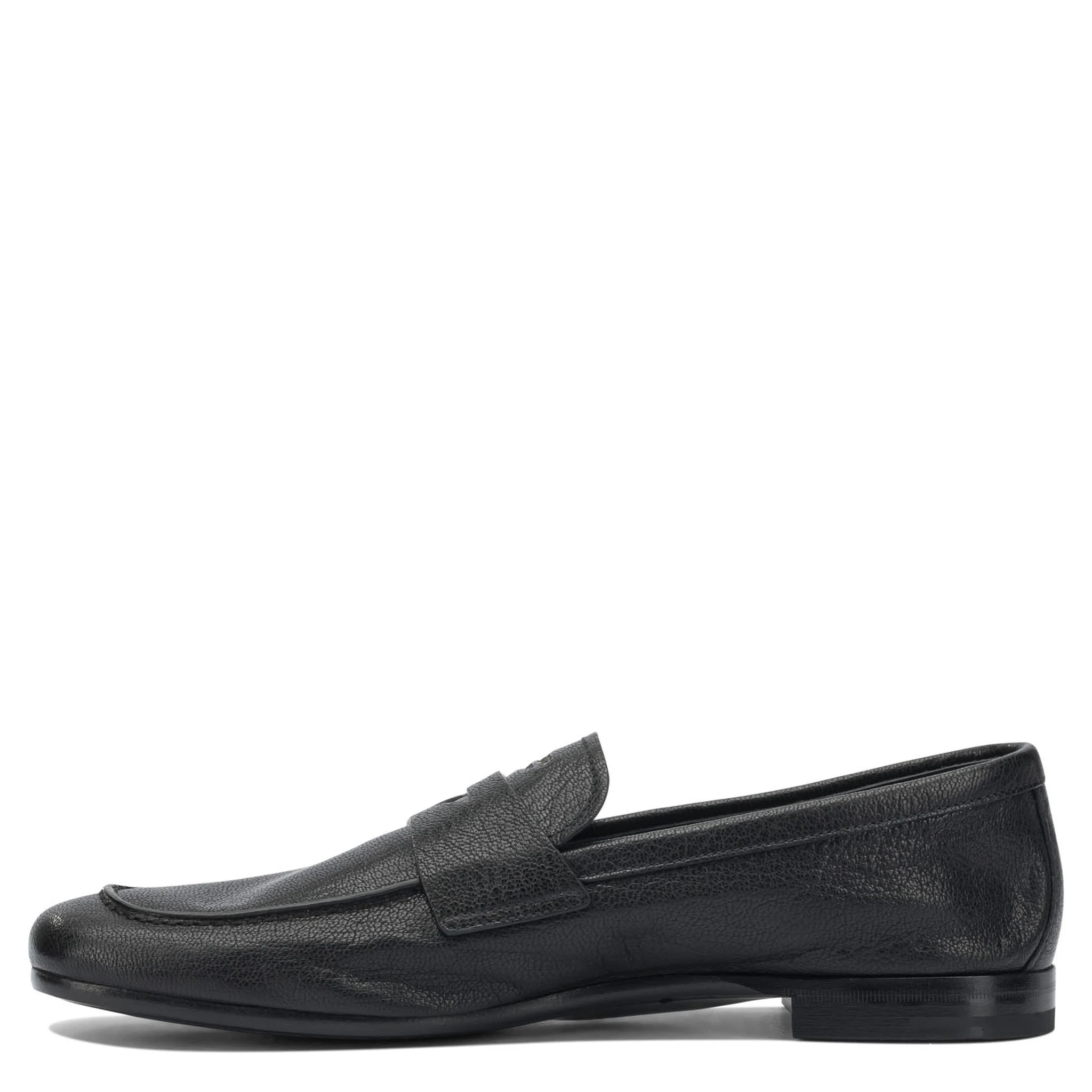 Leather loafers