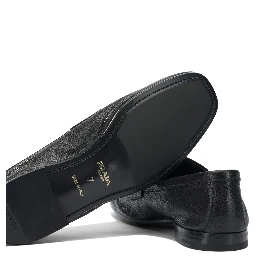 Leather loafers