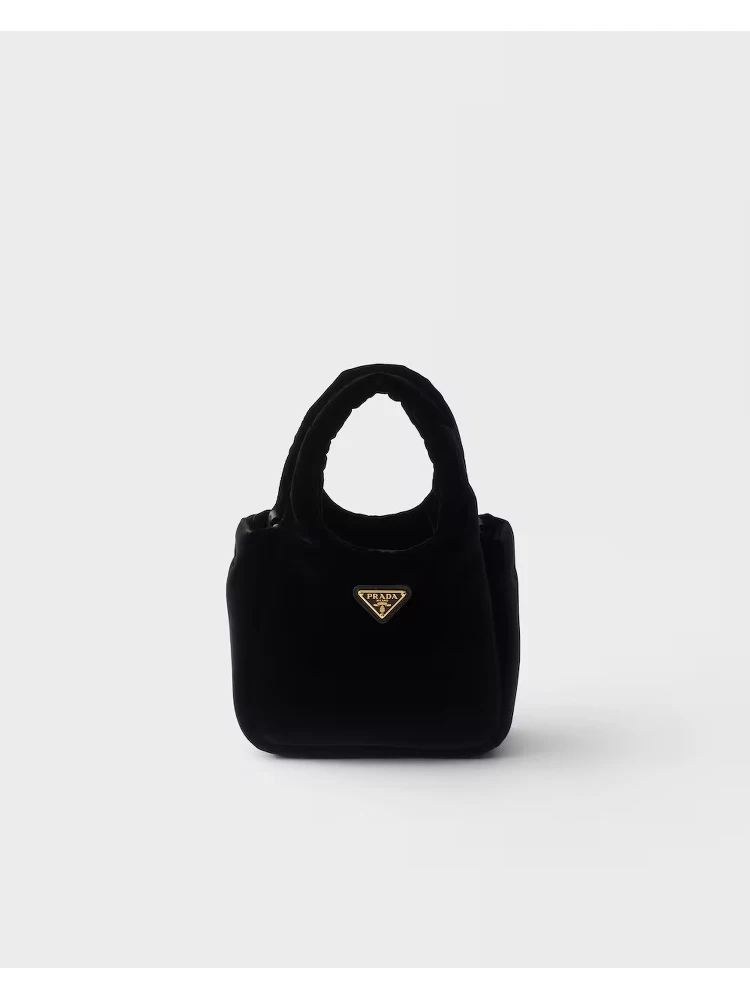 Velvet handbag mini