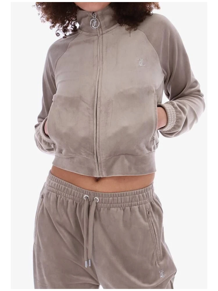 Brown Polyester Sweatshirt