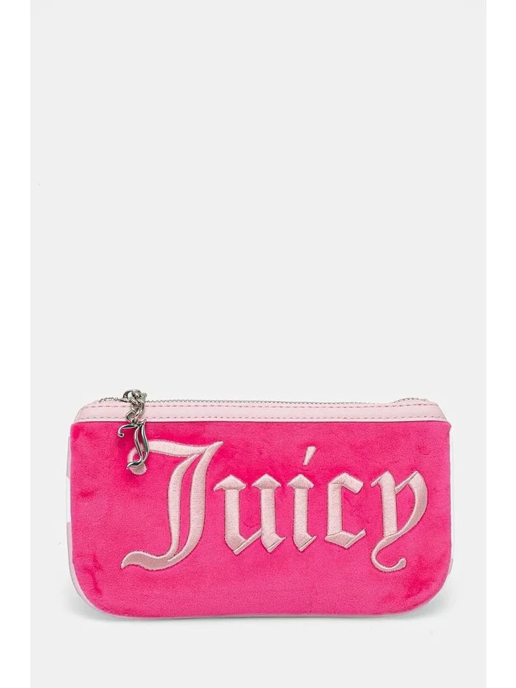 Pink Polyester Shoulder Bag