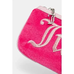 Pink Polyester Shoulder Bag