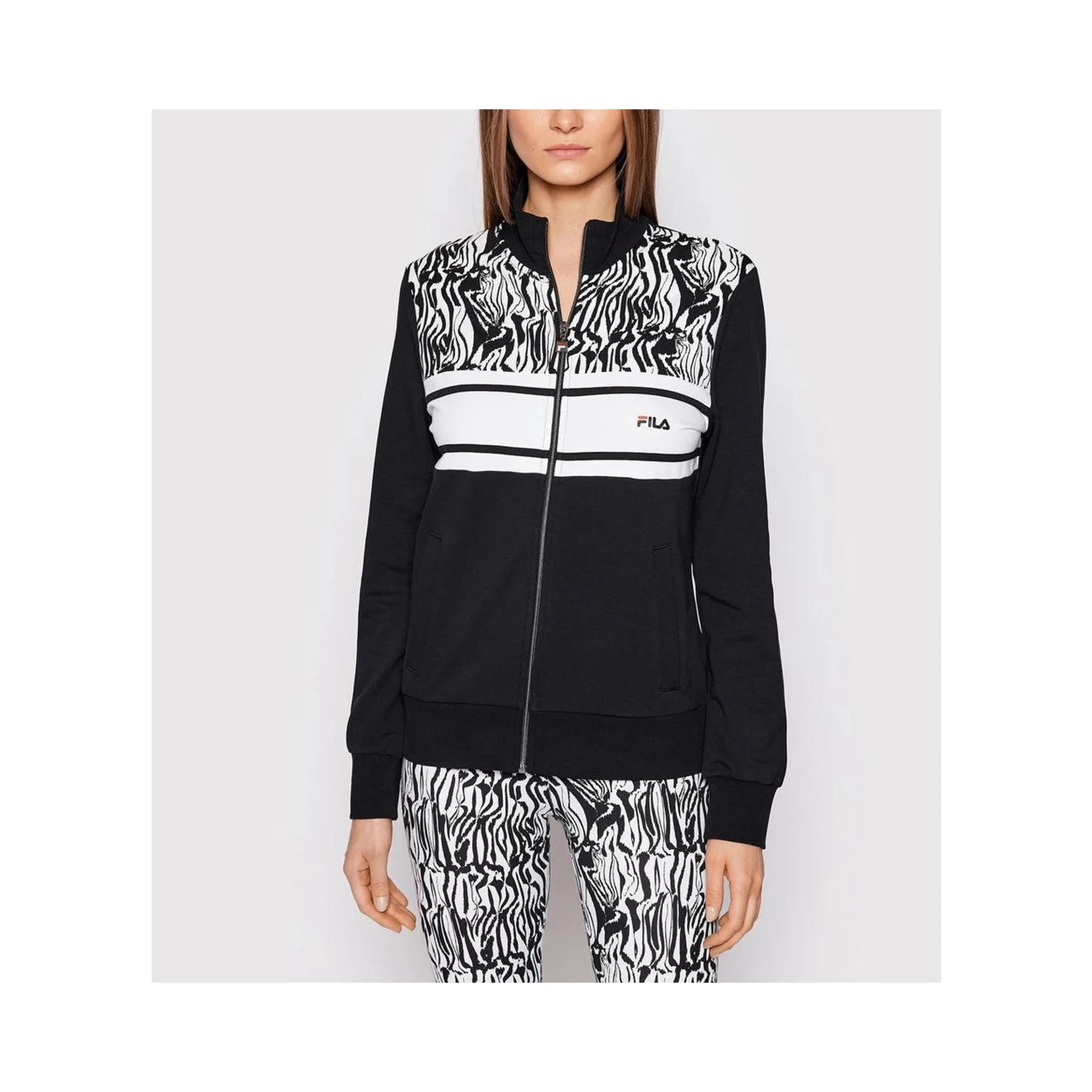 سويت شيرت قطني أسود