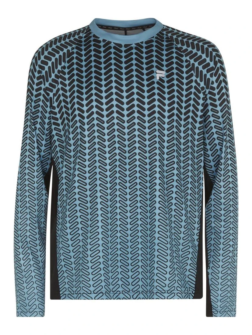 Blue Polyester Sweatshirt