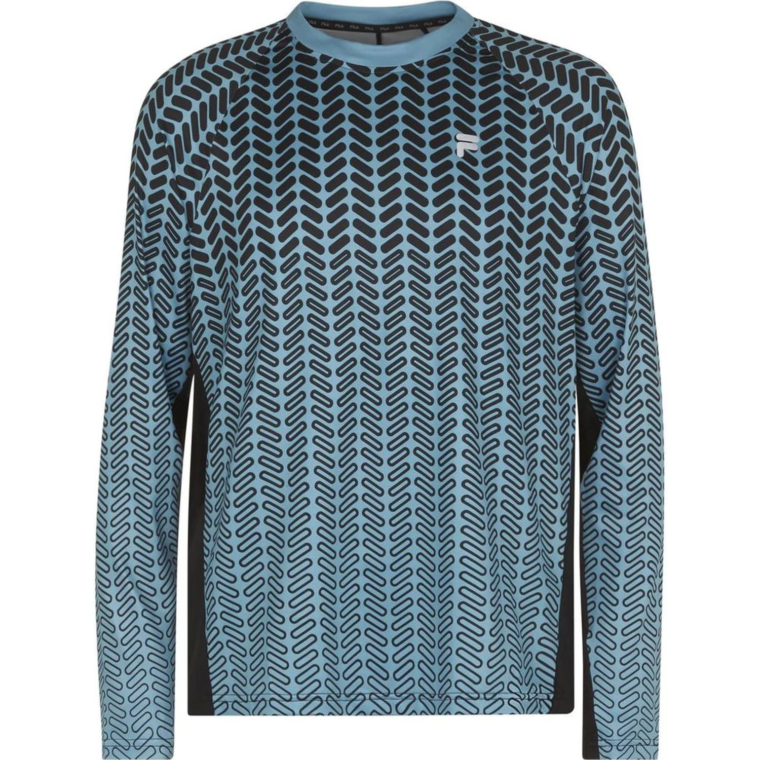Blue Polyester Sweatshirt