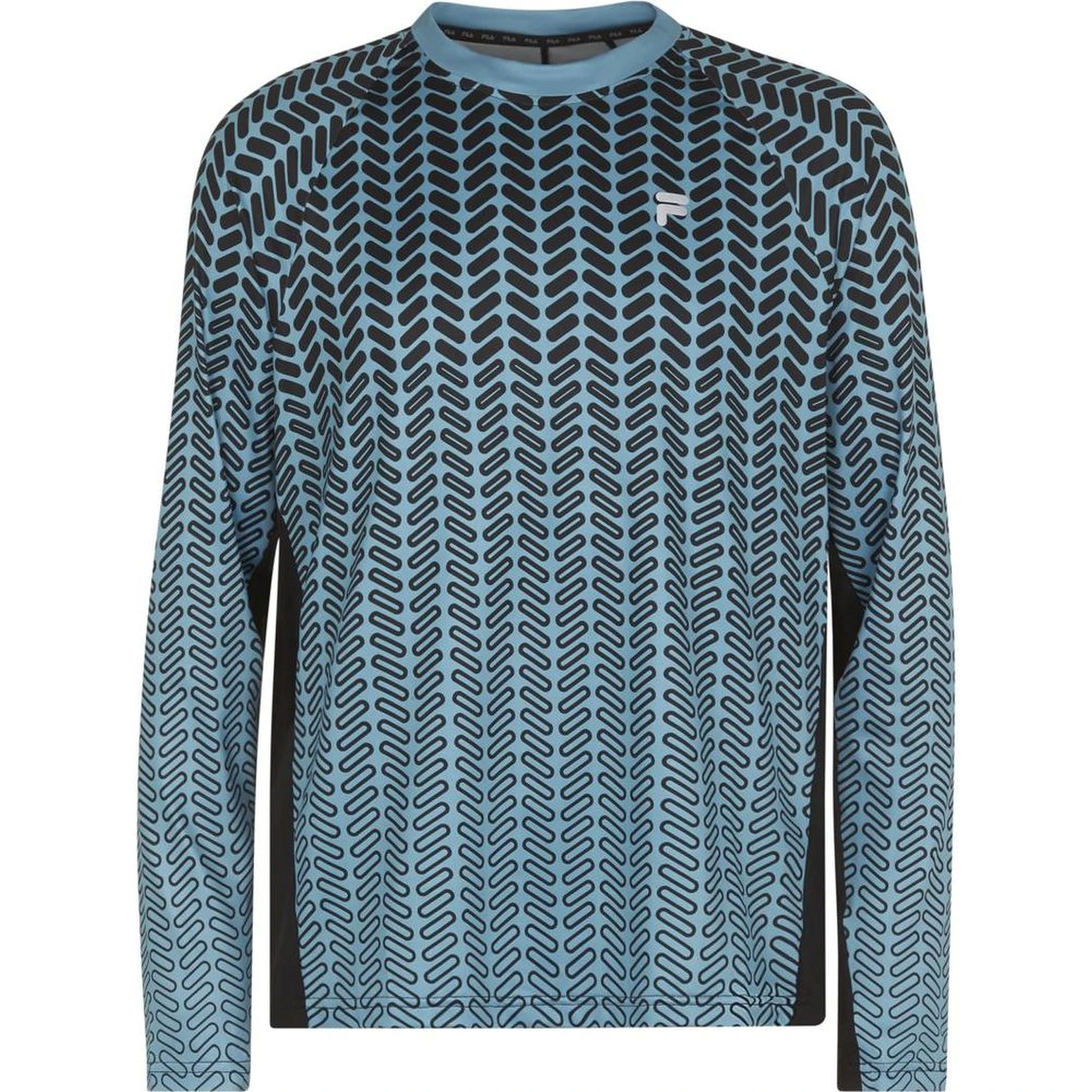 Blue Polyester Sweatshirt