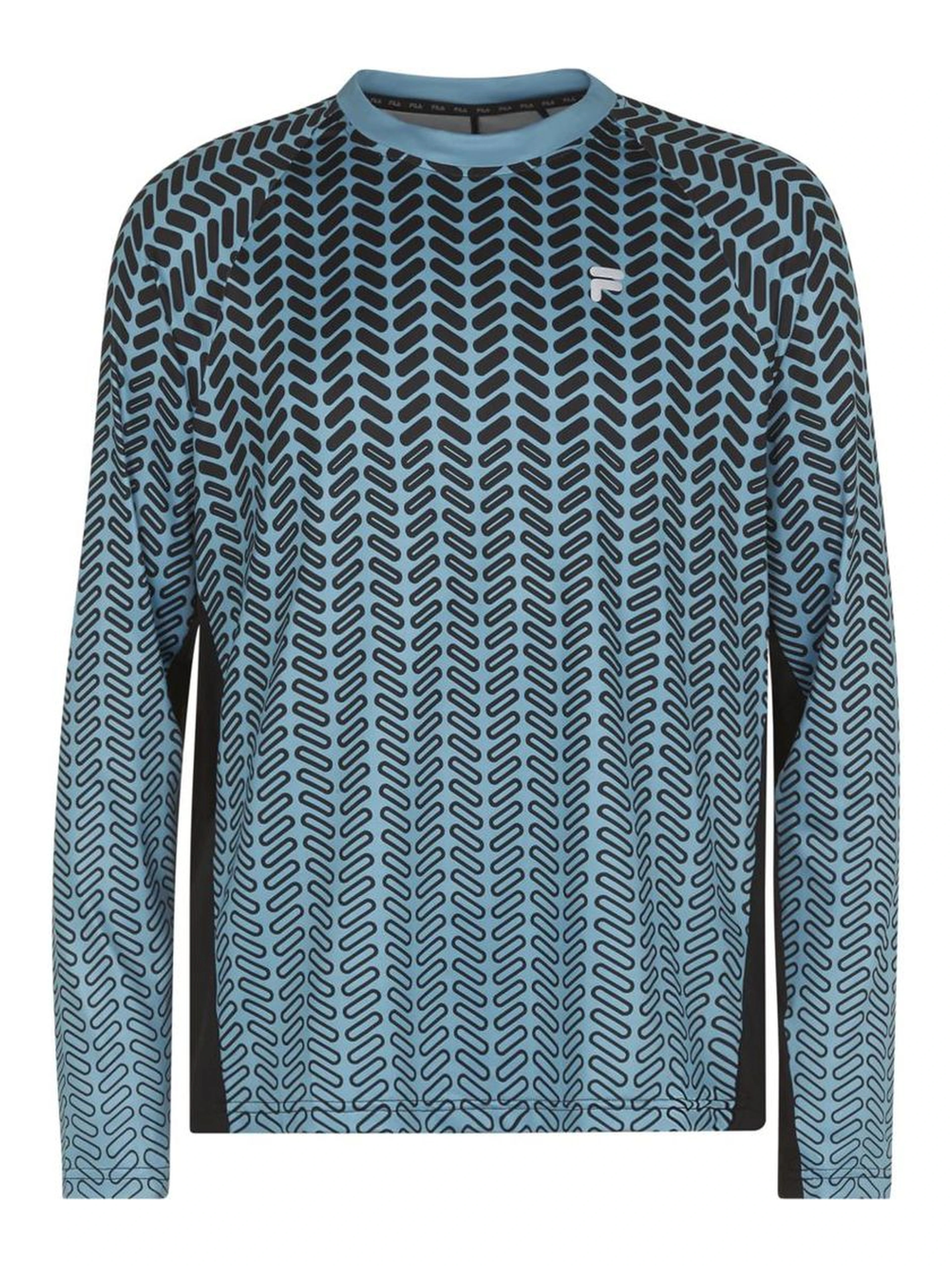 Blue Polyester Sweatshirt