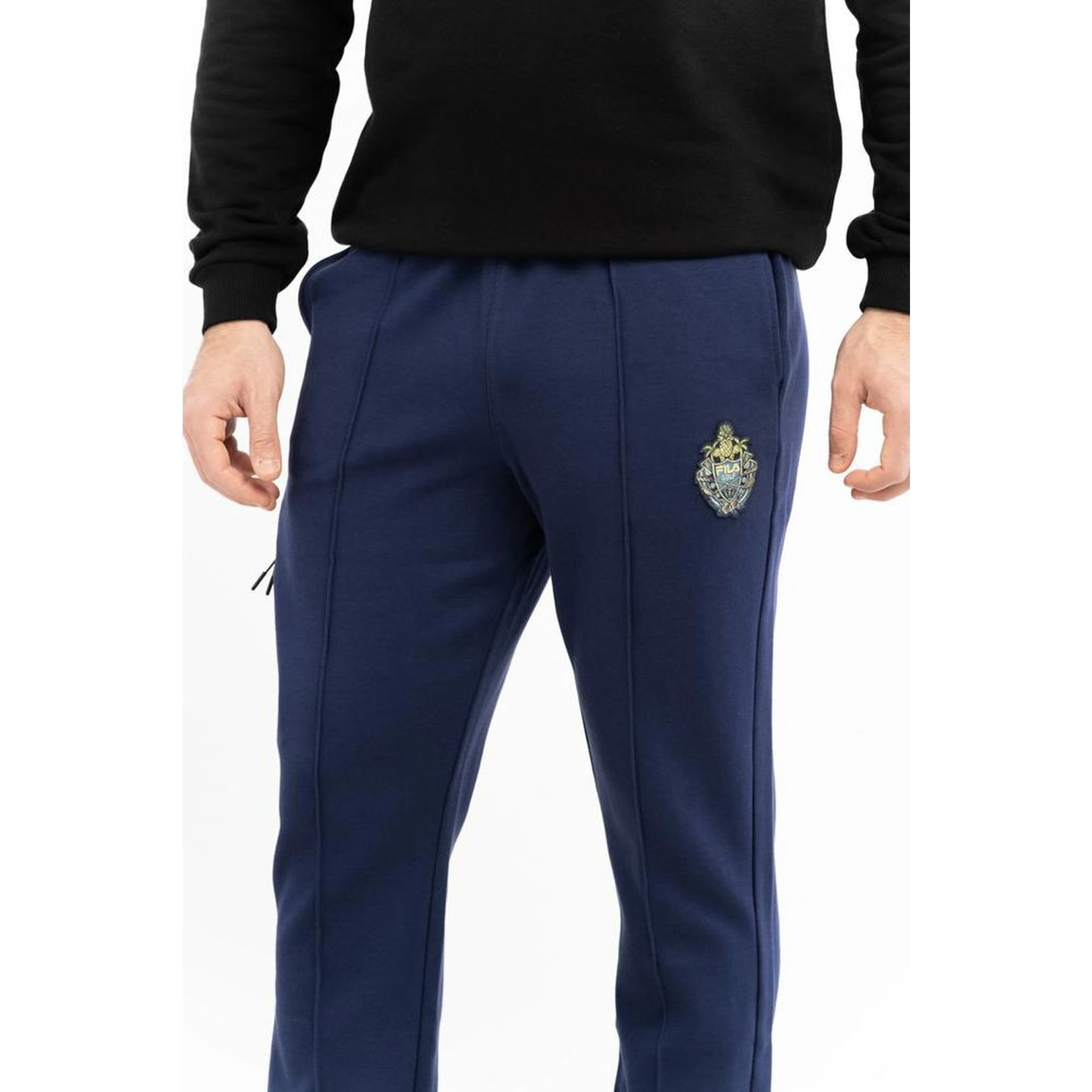 Blue Cotton Joggers (Workout Pants)