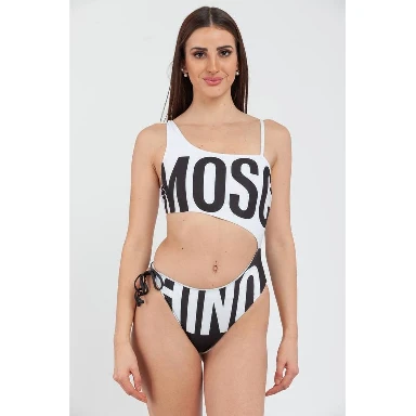 Multicolor Polyester One-Piece Swimsuit
