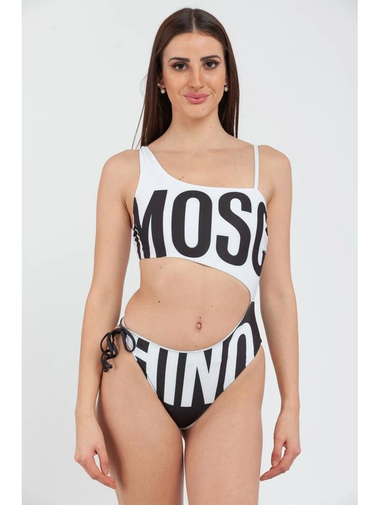 Multicolor Polyester One-Piece Swimsuit