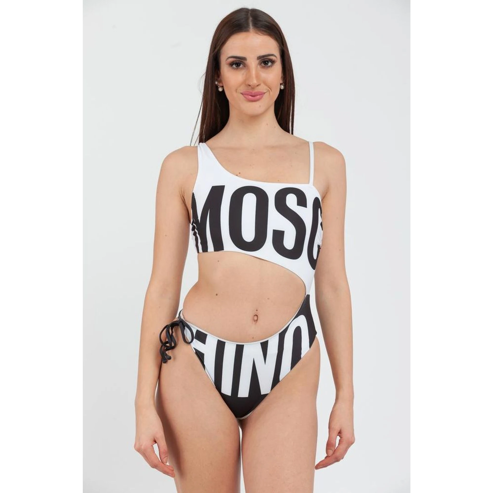 Multicolor Polyester One-Piece Swimsuit