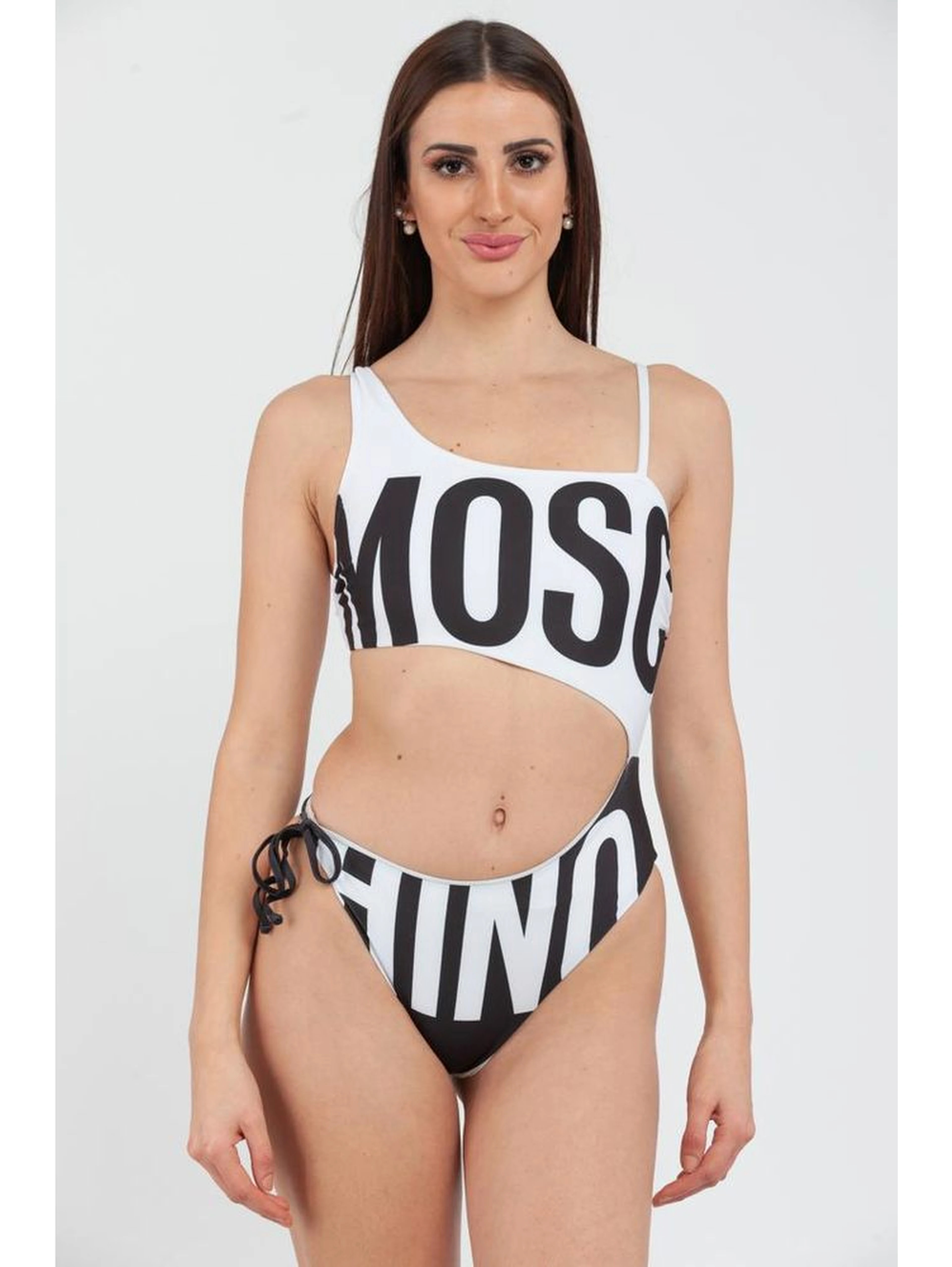 Multicolor Polyester One-Piece Swimsuit